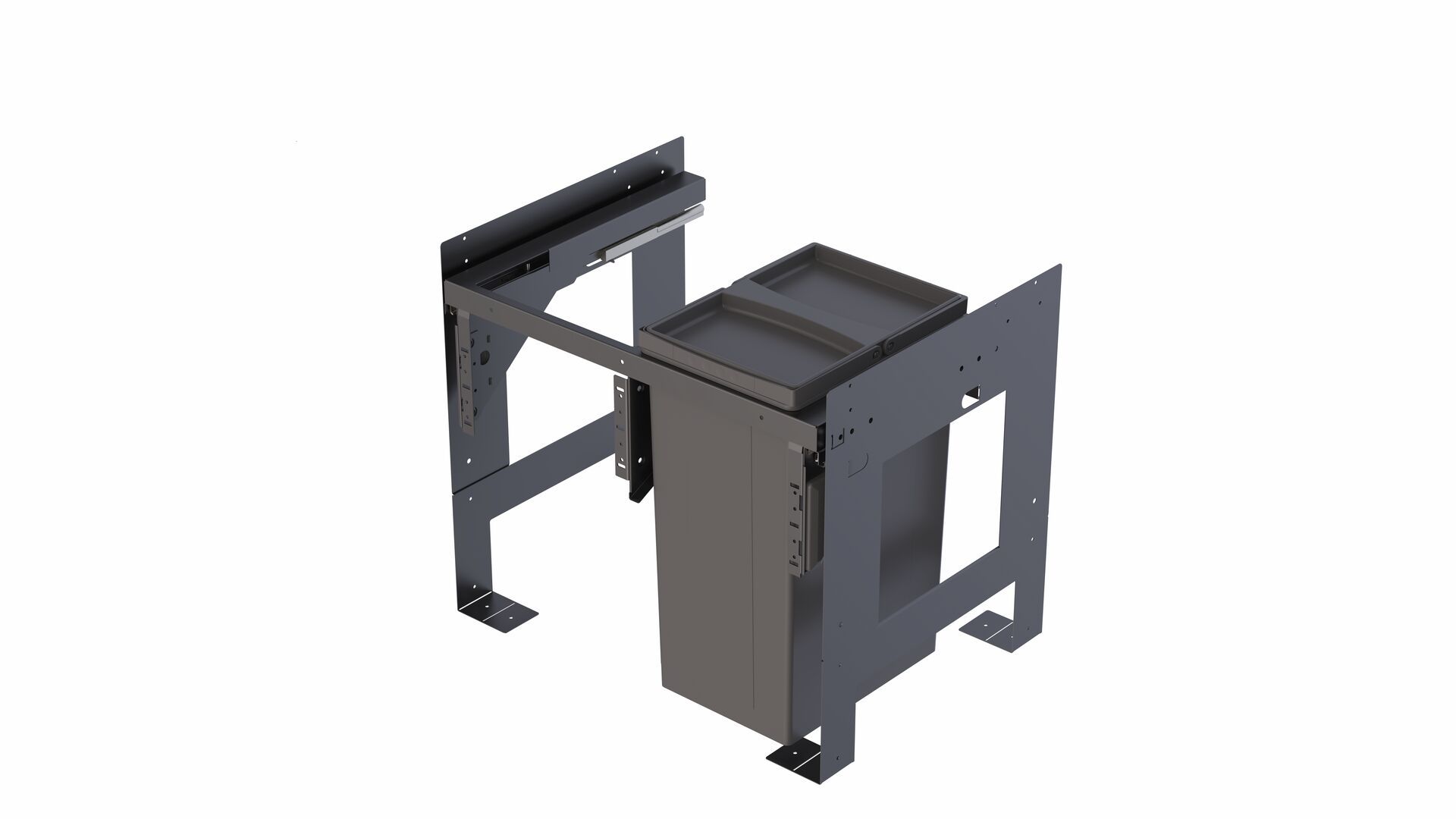 Naber WESCO® Pullboy Soft Fusion 480 K/600-1, Abfallsammelsystem, anthrazit Naber WESCO® Pullboy Soft Fusion 480 K/600-1, Abfallsammelsystem, anthrazit