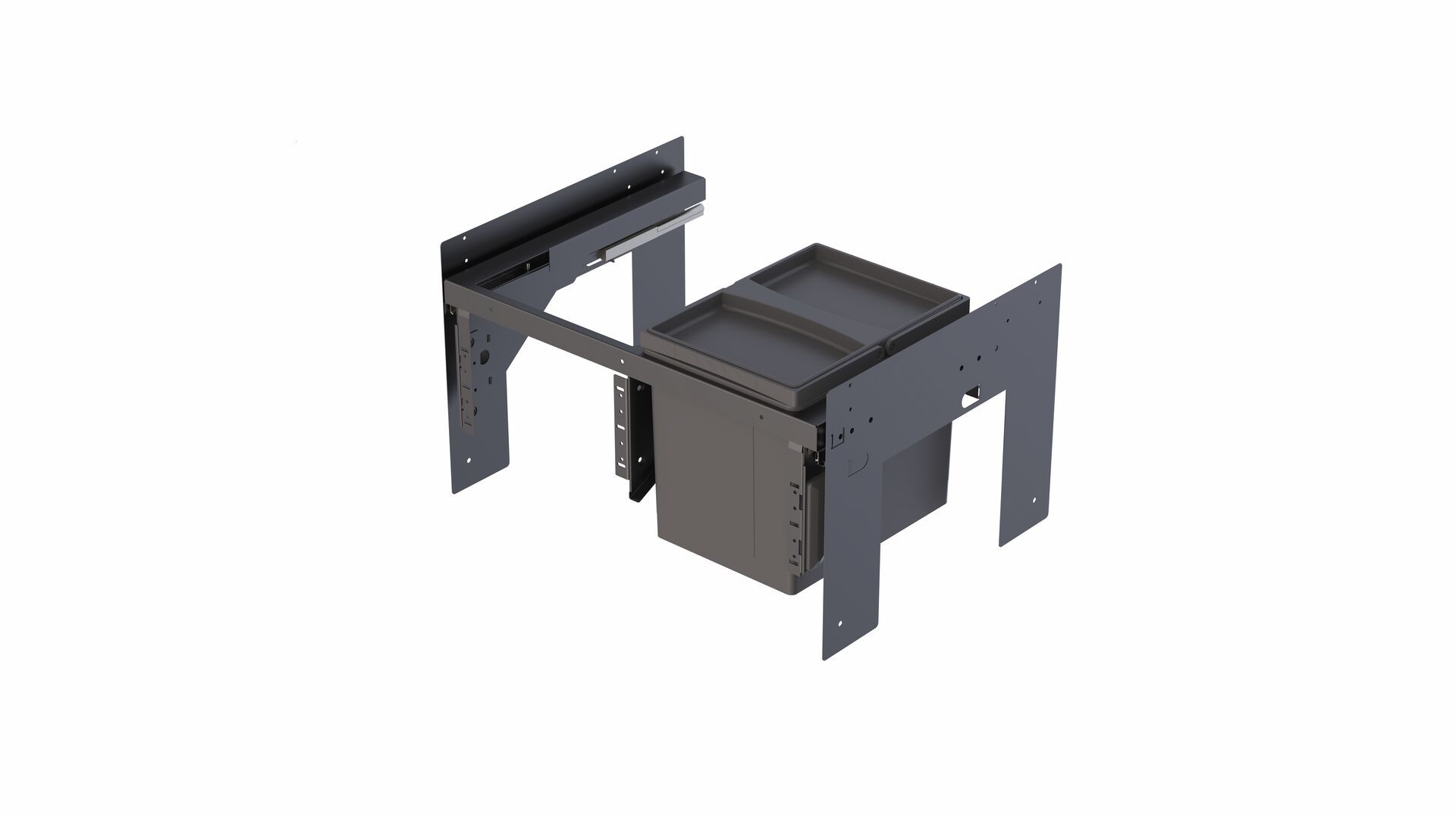 Naber WESCO® Pullboy Soft Fusion 320 K/600-1 , Abfallsammelsystem, anthrazit Naber WESCO® Pullboy Soft Fusion 320 K/600-1 , Abfallsammelsystem, anthrazit