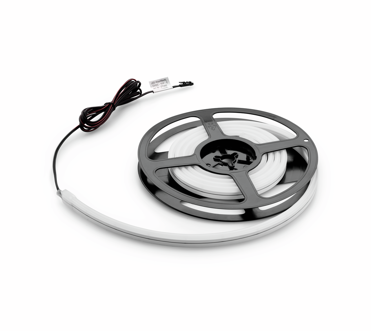 Naber Calamaro LED Flex Stripes FW inkl. Sockelprofil, LED Stripe, L 5000 mm, weiß, inkl. 20 Clips, LIC/MEC LED-System kompatibel, 12 V