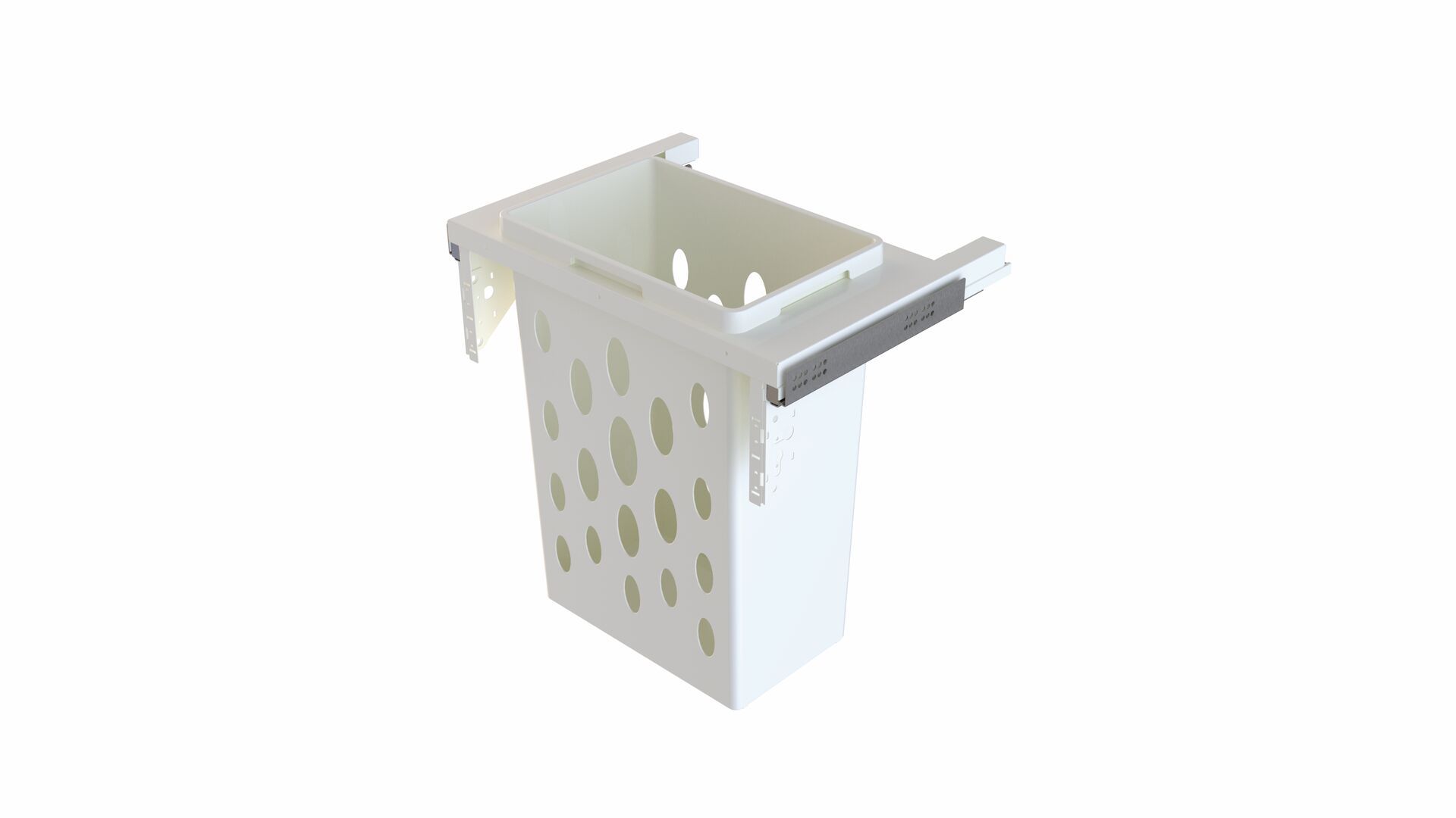 Naber WESCO® Pullboy Soft Comfort Laundry 595 K/600-1, Schrankausstattung, weiß
