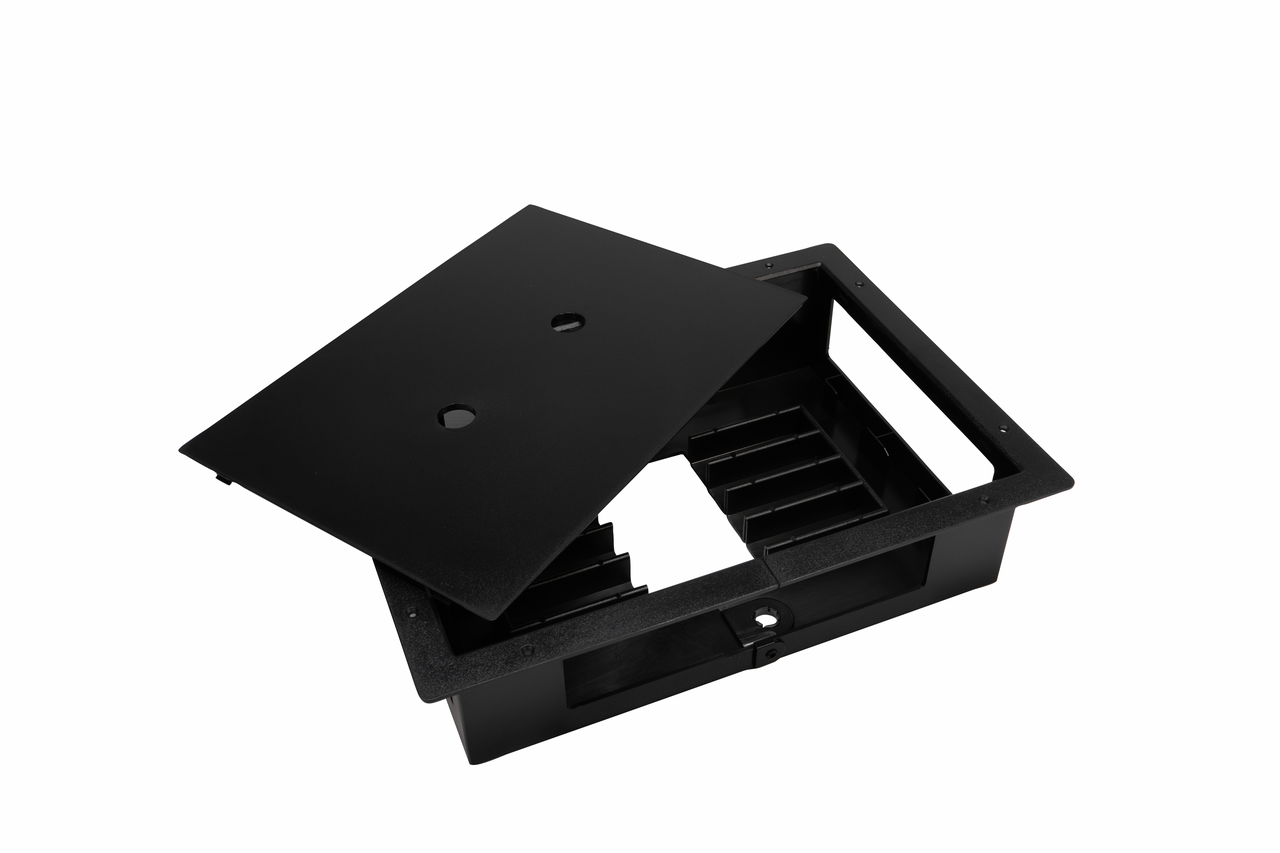 Naber Kabel- und Konverterbox, schwarz