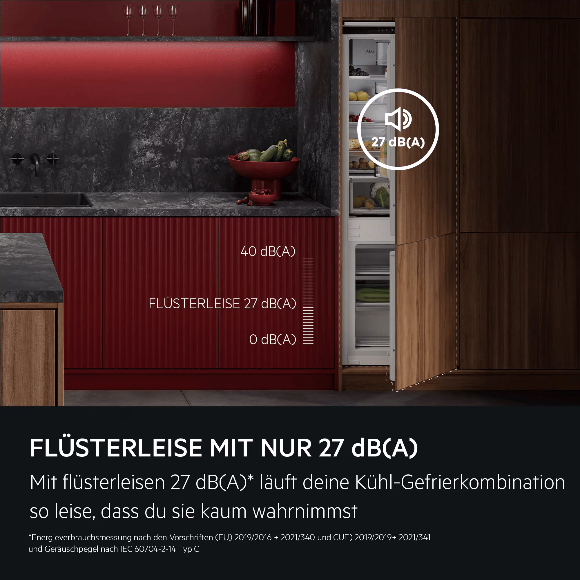AEG EK7A18C Kühl- / Gefrierkombination