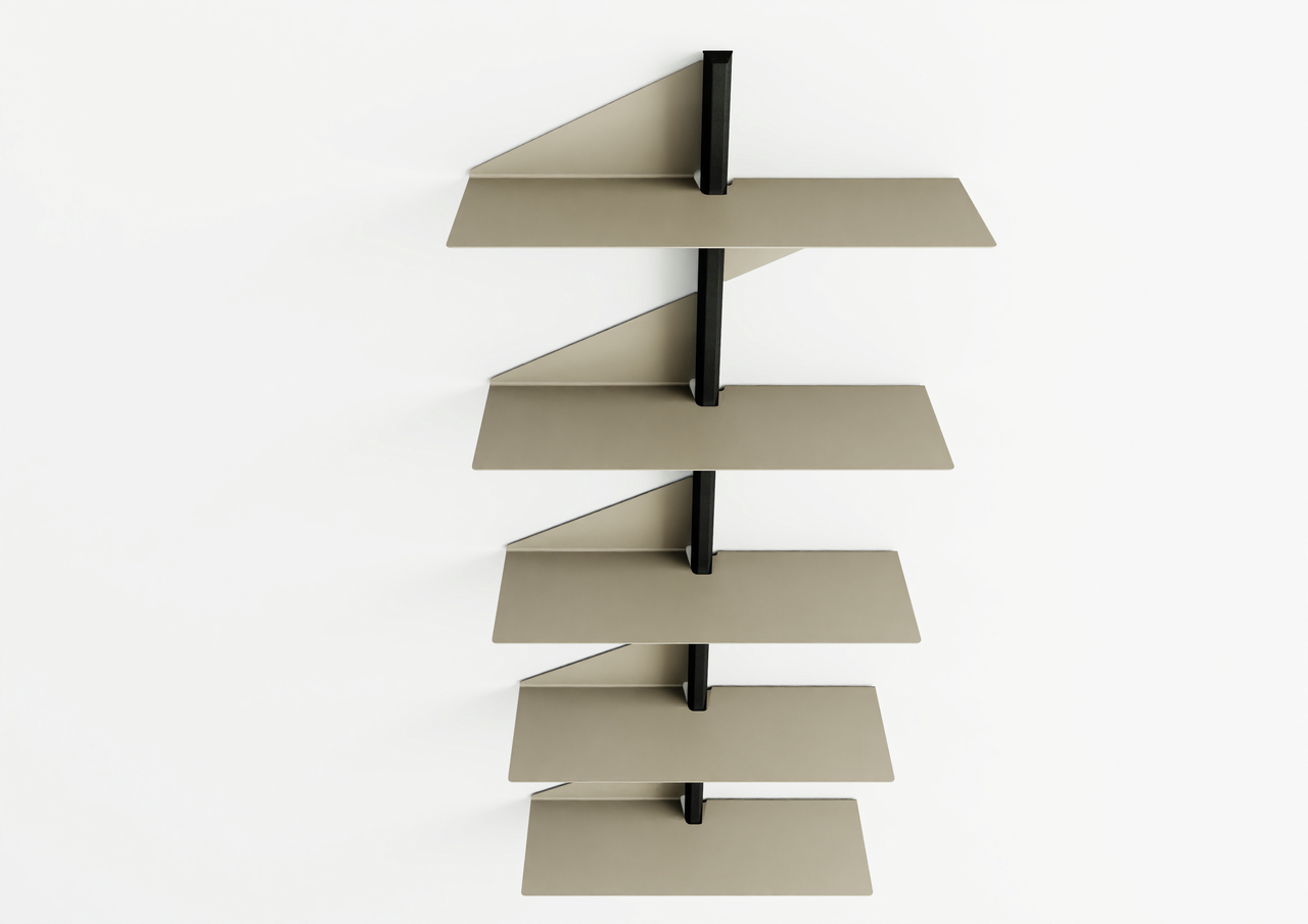 Naber transFORM Regalsystem Sail, Regalsystem, 1500 x 600 x 200 mm (H x B x T), 5 Böden