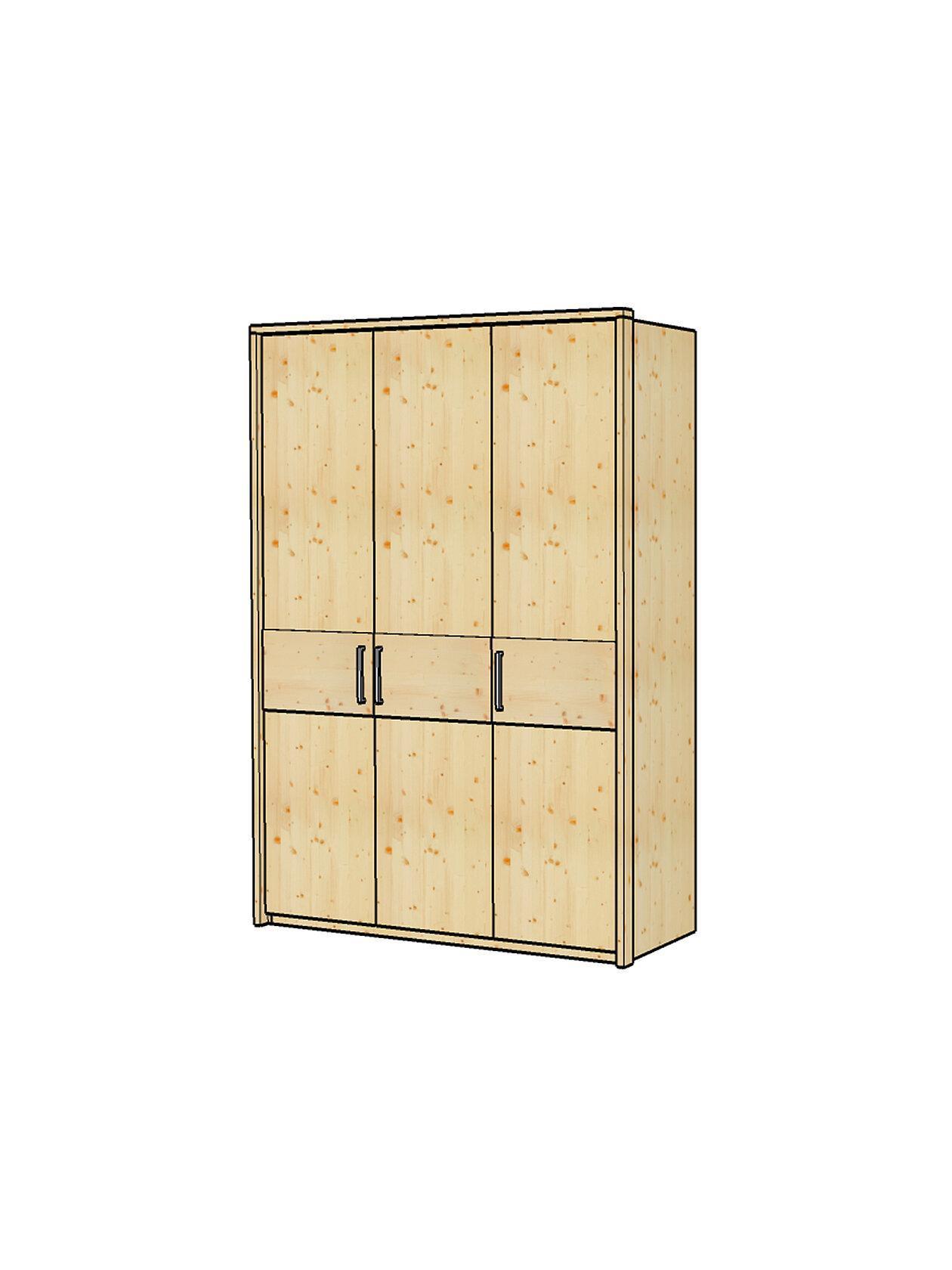 Kleiderschrank Lugano, 3-trg.