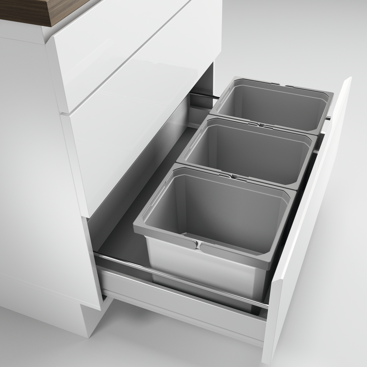Cox® Box 235 K/800-3, ohne Biodeckel, hellgrau