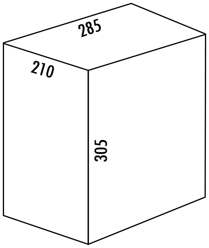 Naber - Ersatzeimer, anthrazit, 15 Liter