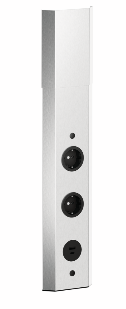 Naber Mira Eck USB A/C, Steckdosenelement