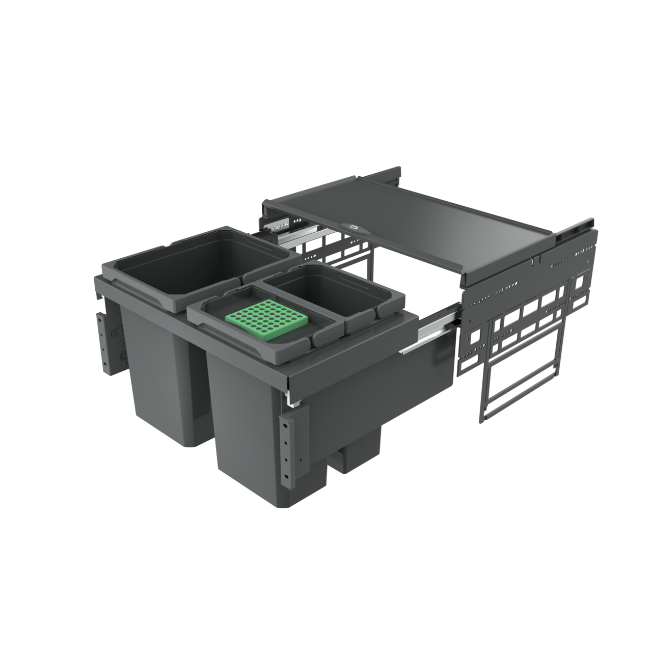 Cox® Base 360 K/600-3, Abfallsammler mit Frontauszugssystem