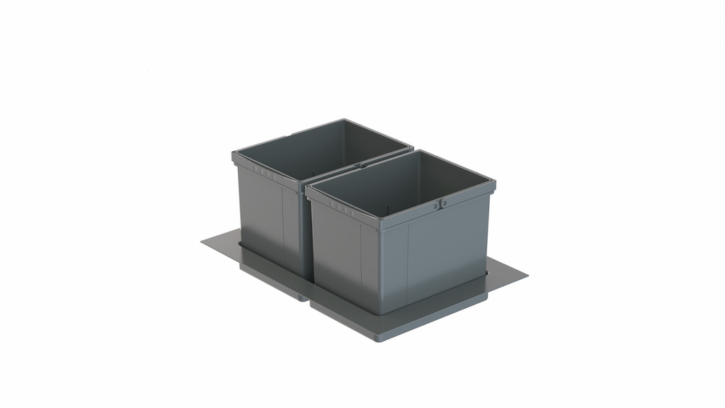 Naber WESCO® Pullboy Versa 265 K/600-2, Abfallsammelsystem, oriongrau, H 265 mm Naber WESCO® Pullboy Versa 265 K/600-2, Abfallsammelsystem, oriongrau, H 265 mm