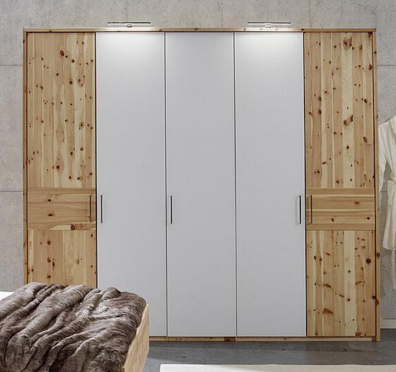 Kleiderschrank Lugano, 5-trg. mit Akzent