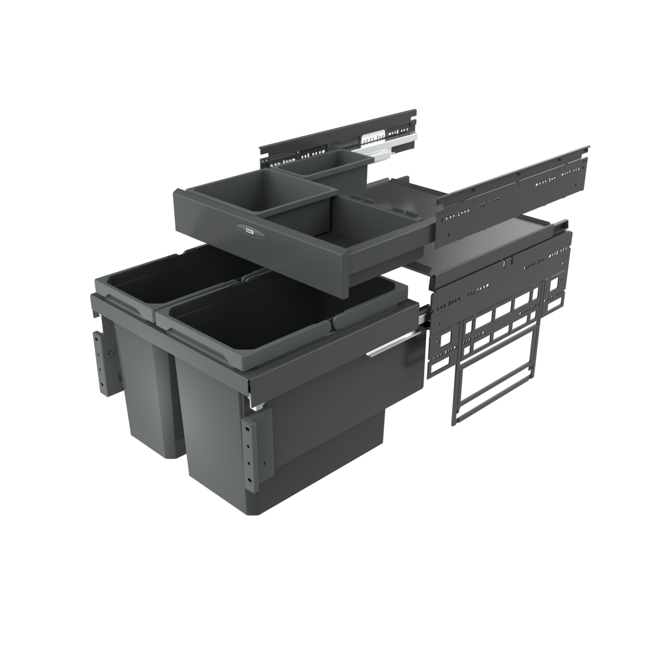 Cox® Base 360 S/500-2 mit Base-Board, anthrazit, H 460 mm