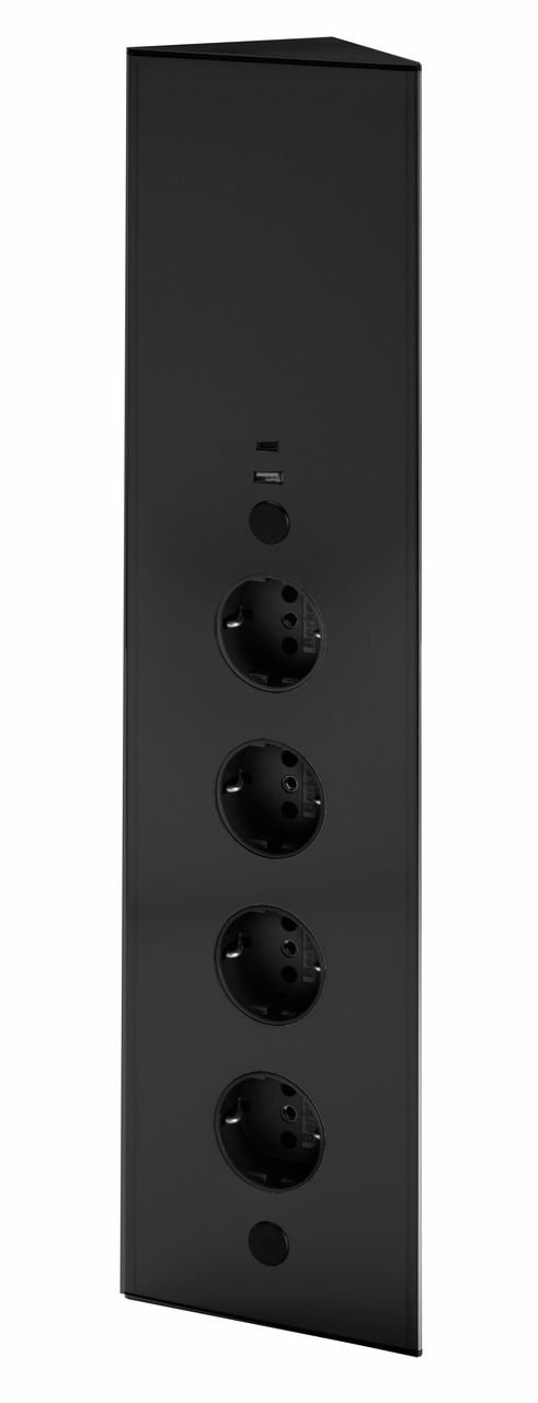 Naber - Mira ES1 USB A/C, Ecksteckdosenelement