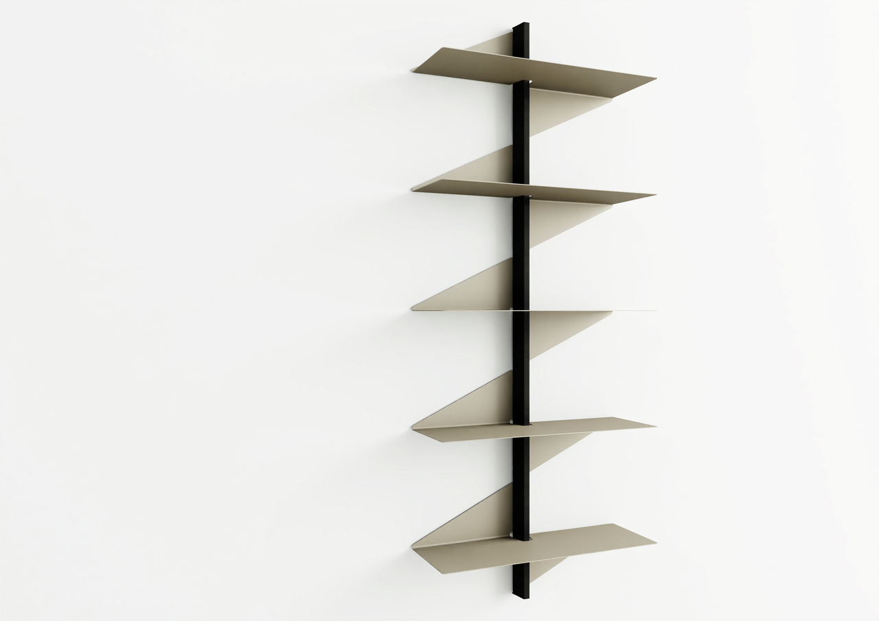 Naber transFORM Regalsystem Sail, Regalsystem, 1500 x 600 x 200 mm (H x B x T), 5 Böden