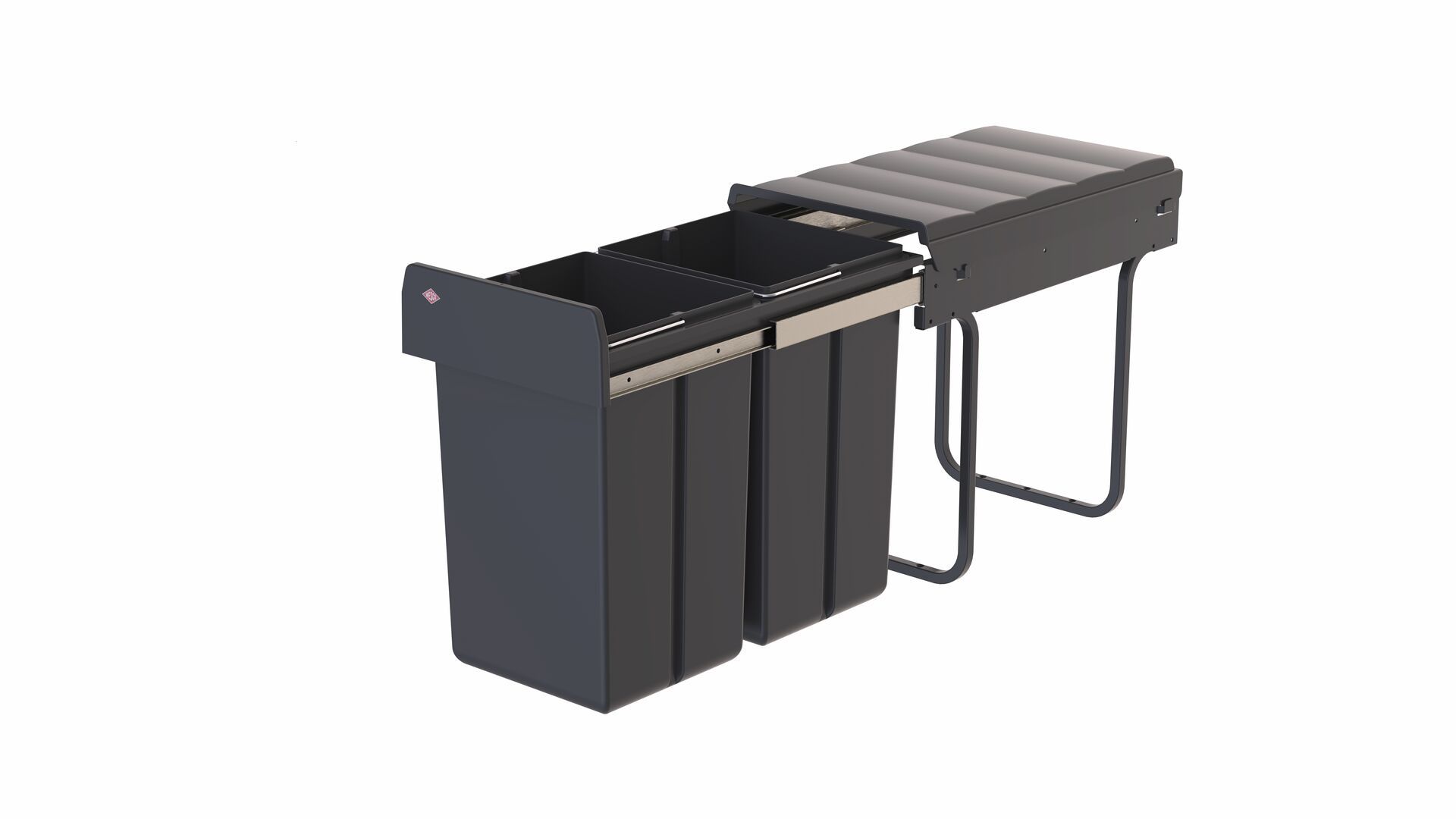 Naber WESCO® Traditionline Double-Boy 410 X/300-2, Abfallsammelsystem, alugrau Naber WESCO® Traditionline Double-Boy 410 X/300-2, Abfallsammelsystem, alugrau