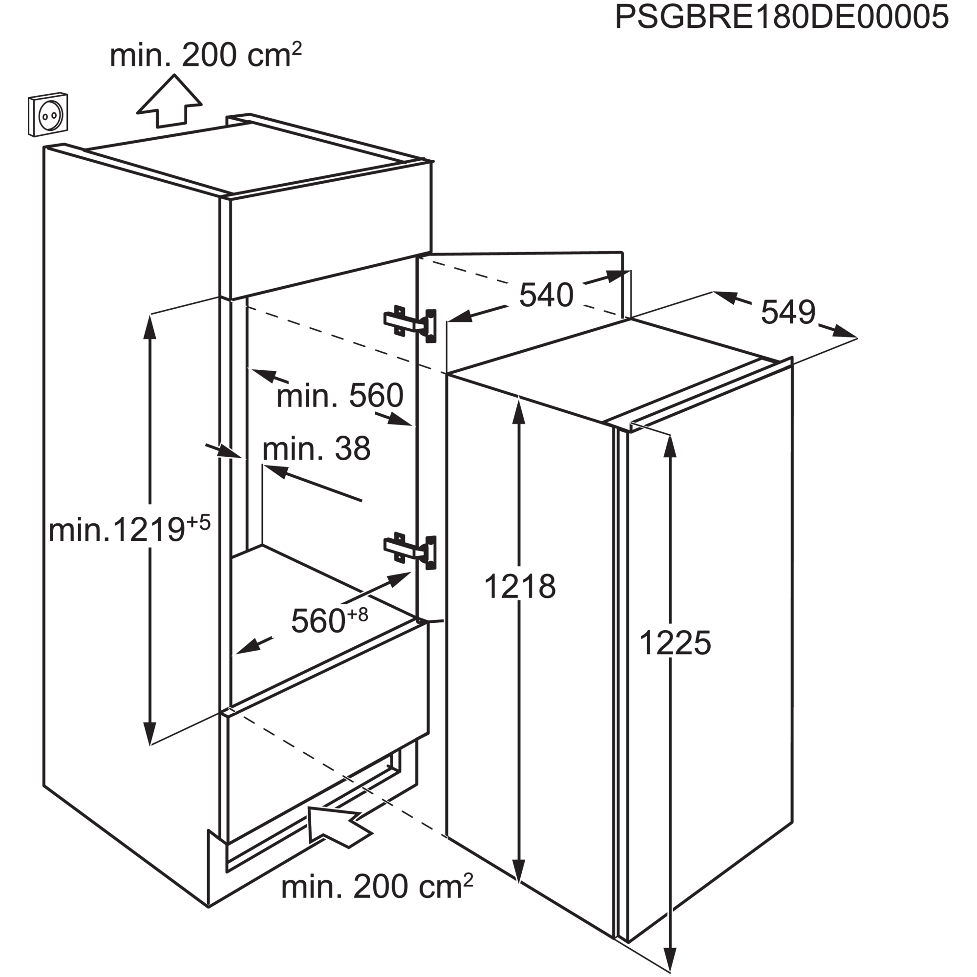 Electrolux LFB3AE12S Kühlschrank