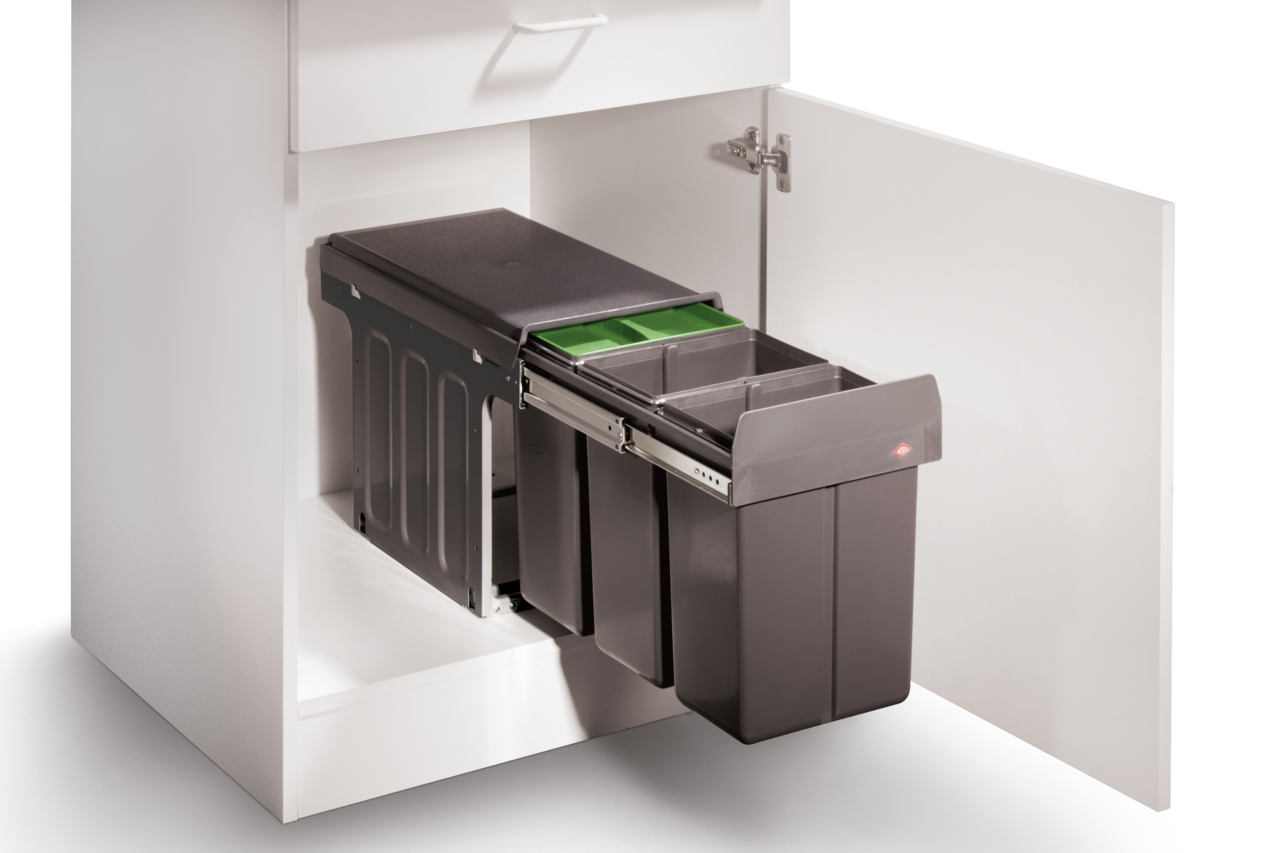 WESCO® Profiline Trio-Boy® 345 S/300-3, mit Biodeckel, anthrazit