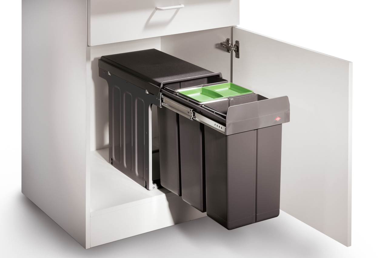 WESCO® Profiline Trio-Boy® 410 S/300-3, mit Biodeckel, anthrazit