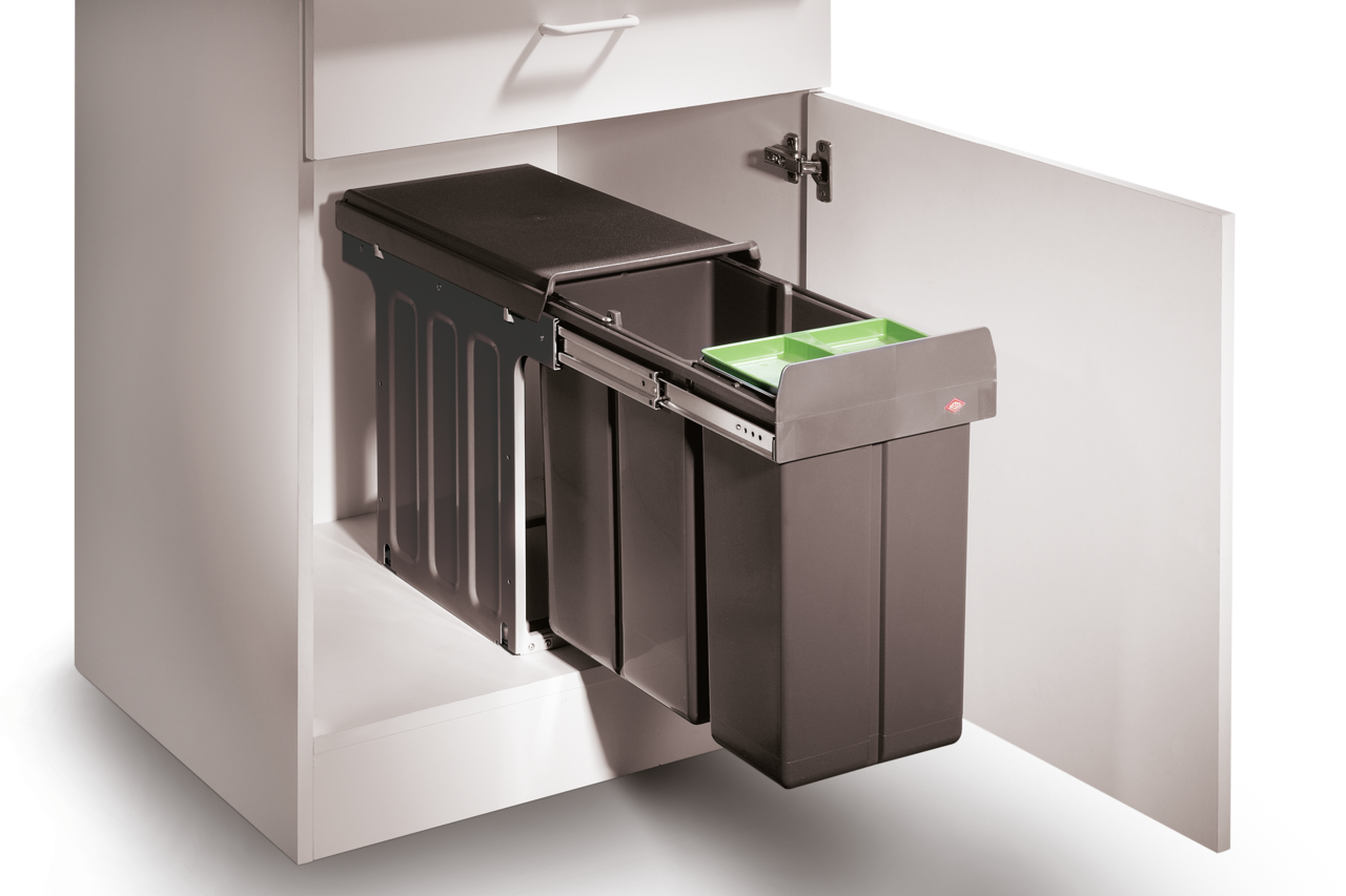WESCO® Profiline Double-Boy® 410 S/300-2, mit Biodeckel, anthrazit