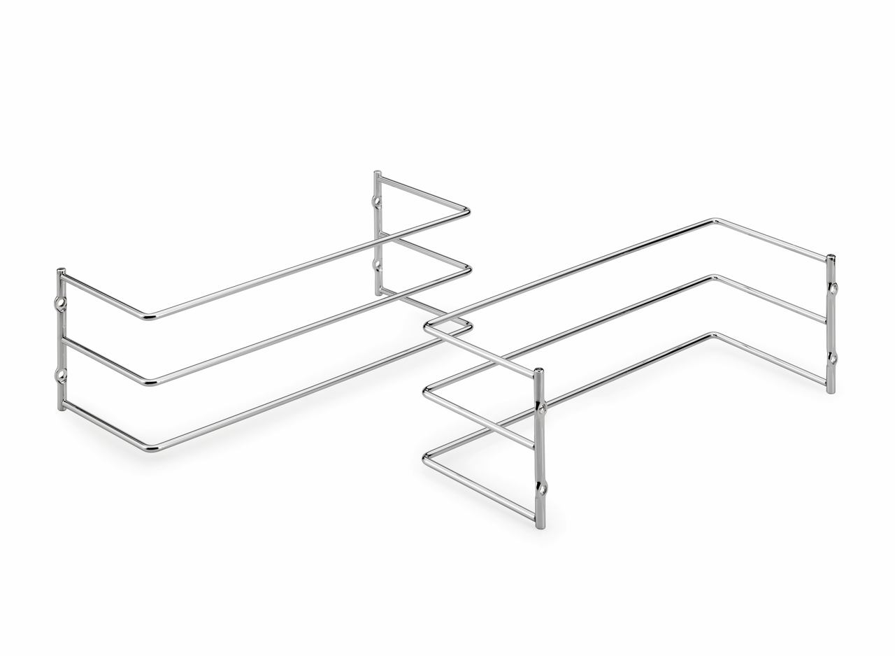 Naber Backblechhalter Set, Schrankausstattung, verchromt