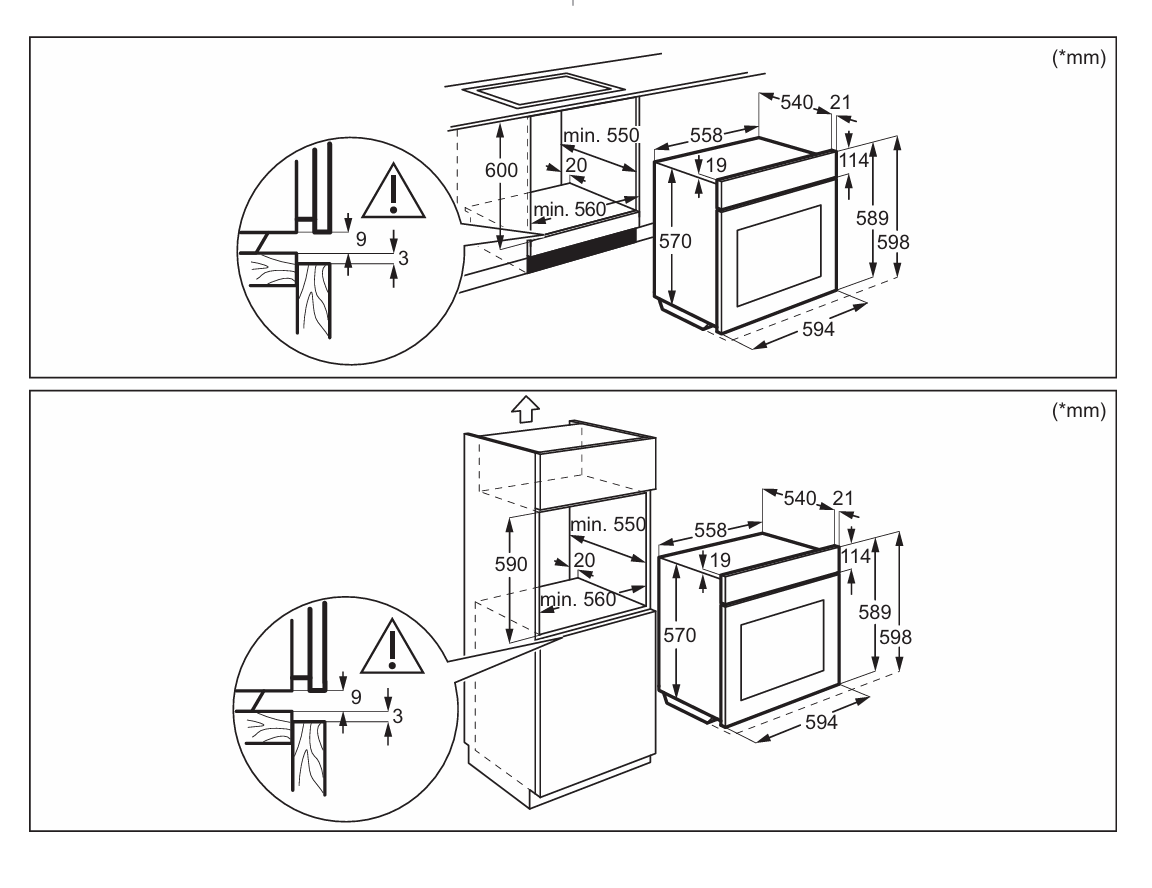 AEG BPK53516XB Einbaubackofen
