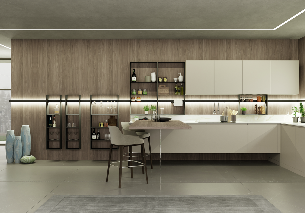 Naber Lucento Modul Regal, Relingsystem