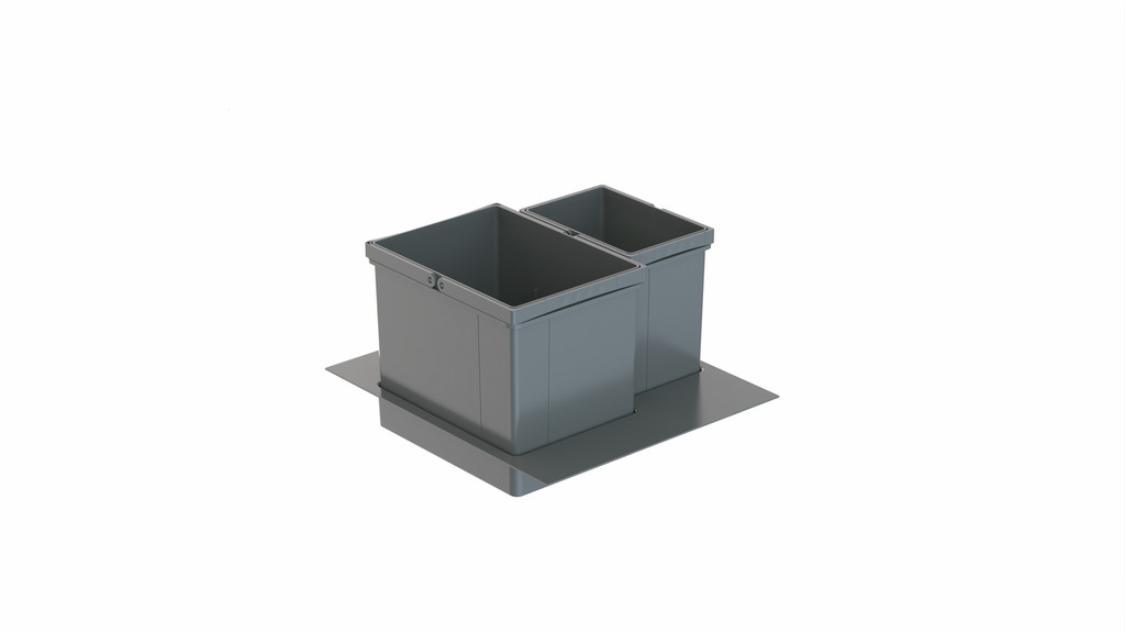 Naber WESCO® Pullboy Versa 265 K/500-2, Abfallsammelsystem, oriongrau, H 265 mm Naber WESCO® Pullboy Versa 265 K/500-2, Abfallsammelsystem, oriongrau, H 265 mm