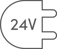 Naber Anschluss-Set Sensorschalter an 24 V Konverter, schwarz