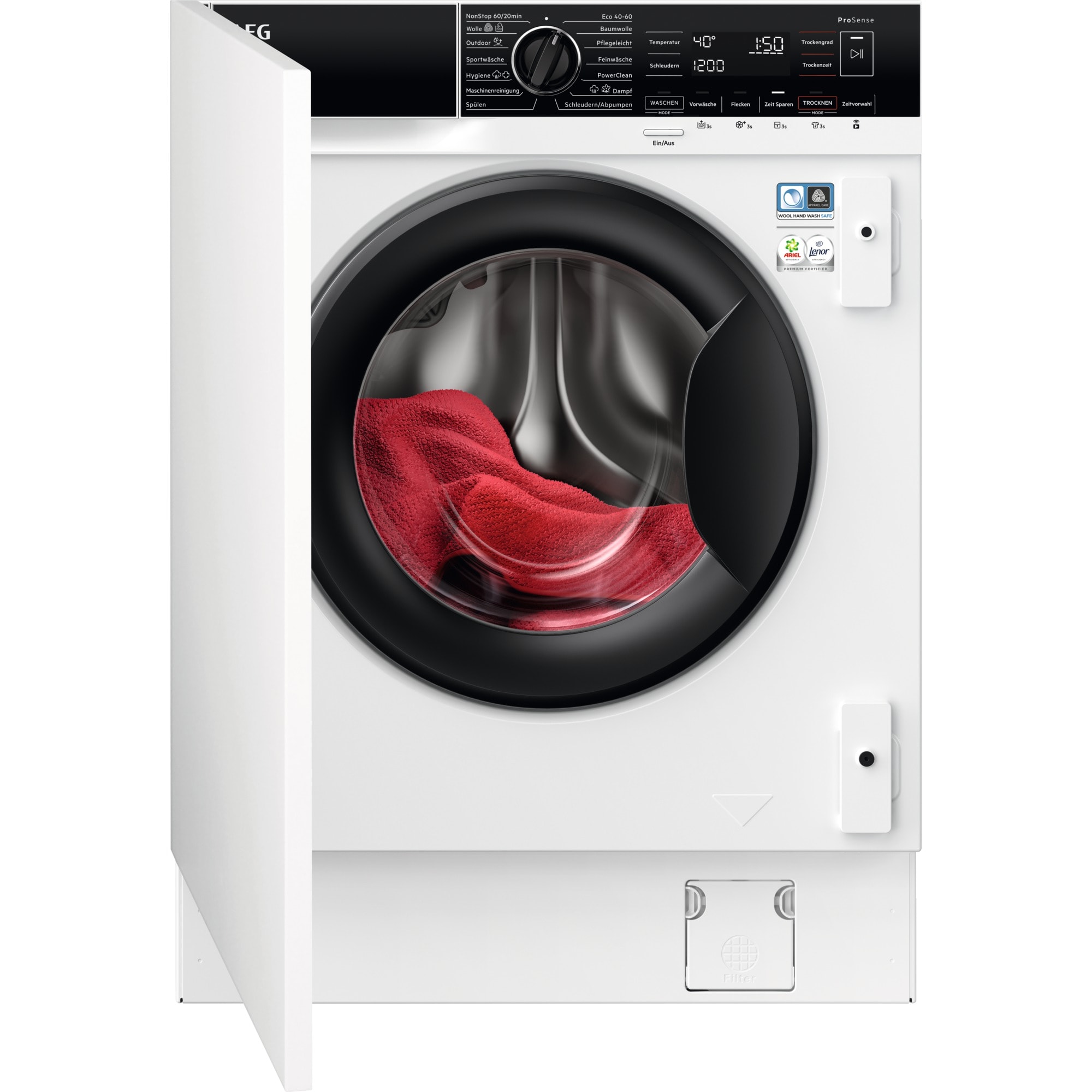 AEG LWR8WI7680 Waschtrockner