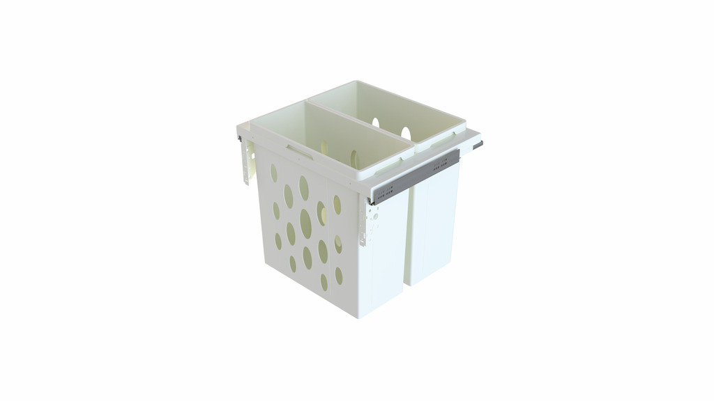 Naber WESCO® Pullboy Soft Comfort Laundry 515 S/600-2, Schrankausstattung, weiß