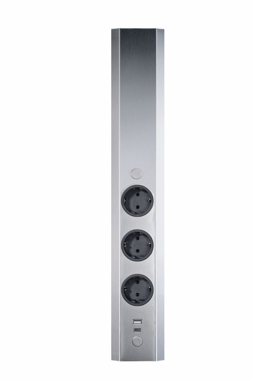 Naber - Mira Wand small USB A/C, Aufbausteckdosenelement