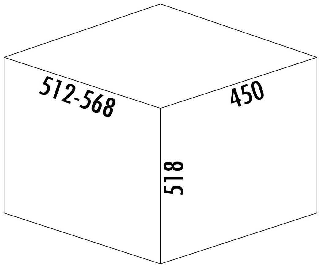 Müllex BOXX 55/60-R Bio, anthrazit