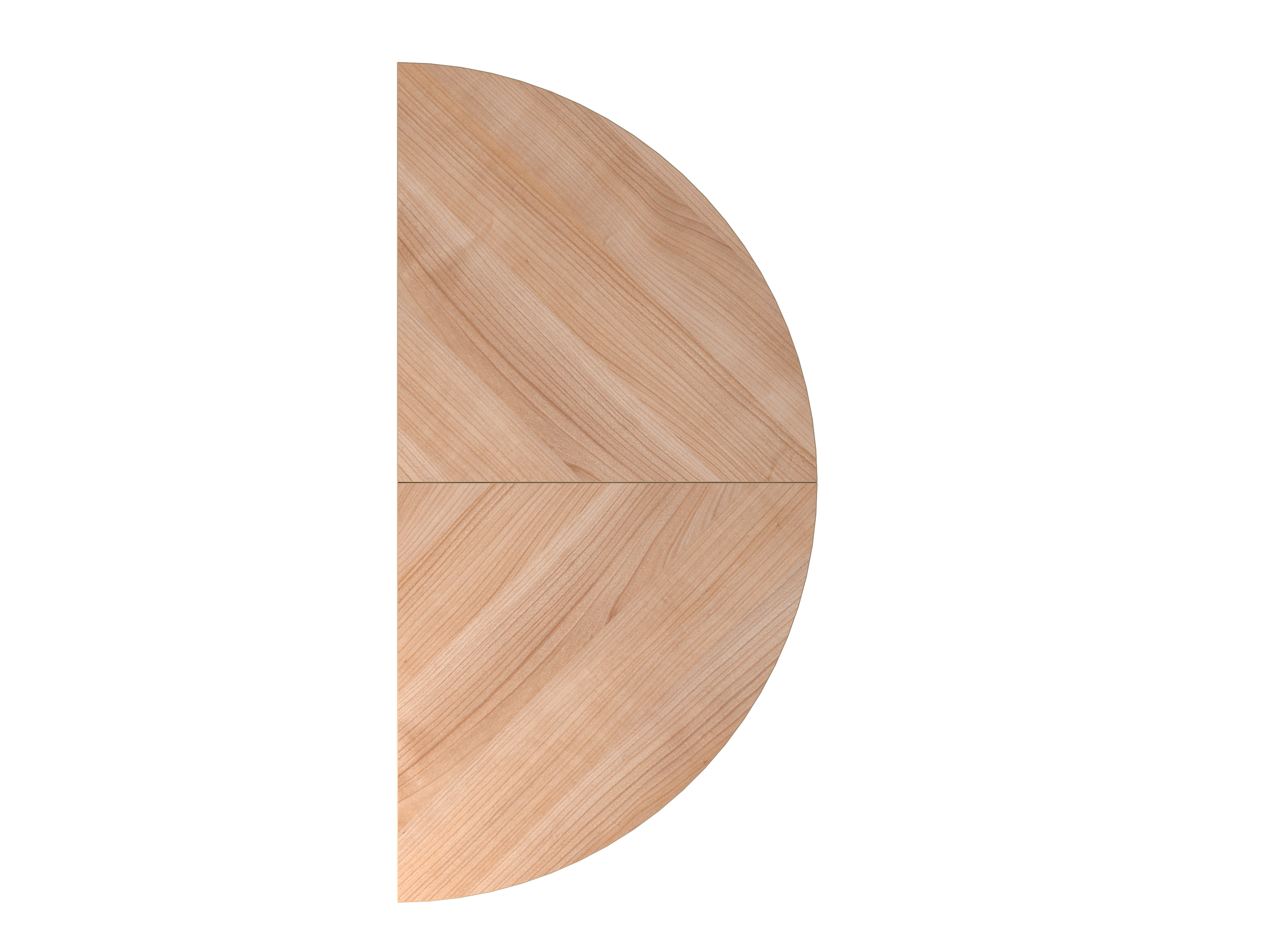 LIGNEA Anbautisch 2xViertelkreis QA160, 160 x 80 cm