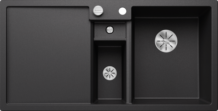 BLANCO COLLECTIS 6 S, SILGRANIT® PuraDur®, mit Ablauffernbedienung