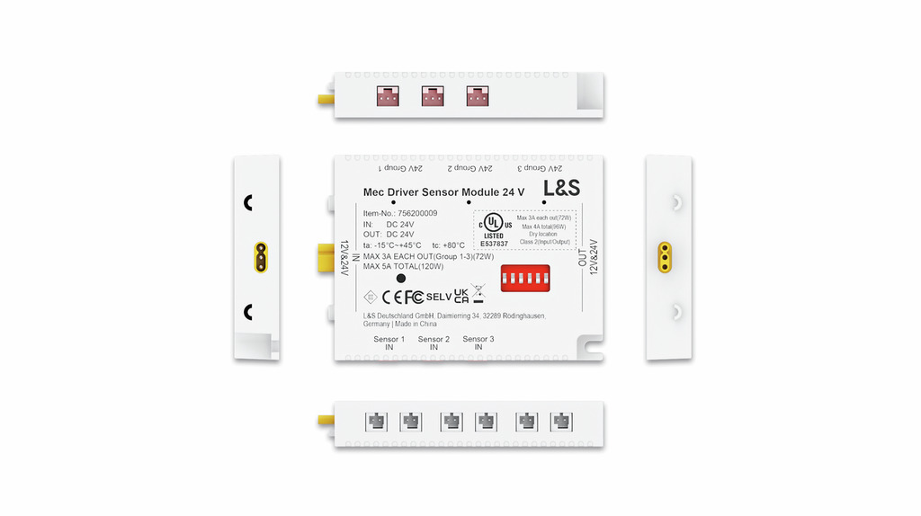 Naber MEC Driver LED Schaltmodul, Zubehör