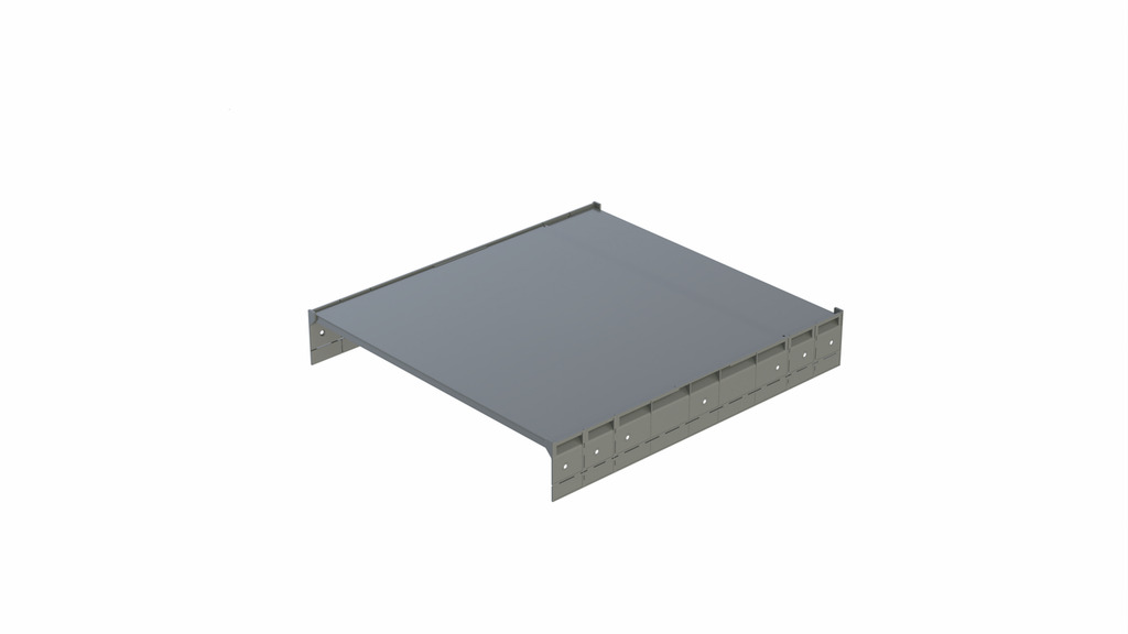 Naber WESCO® Pullboy Versa Gesamtdeckel, 600 mm, anthrazit