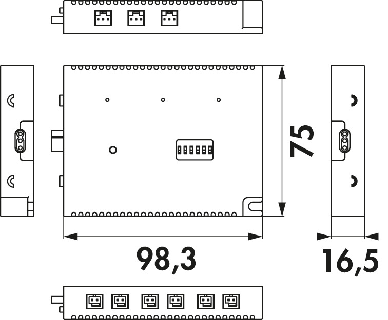 Naber MEC Driver LED Schaltmodul, Zubehör