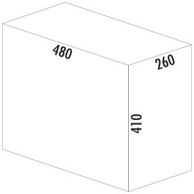 WESCO® Profiline Trio-Boy® 410 S/300-3, mit Biodeckel, anthrazit