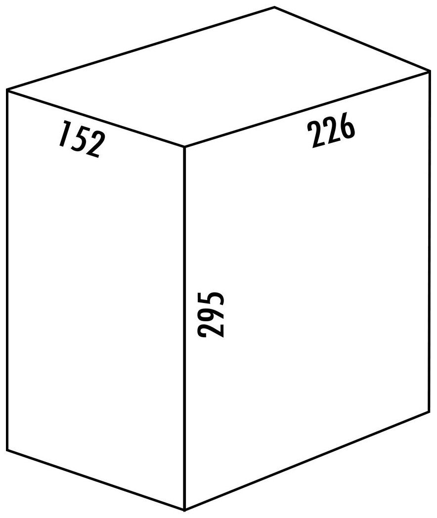 WESCO® Drahtbügel-Eimer, anthrazit, 8 Liter
